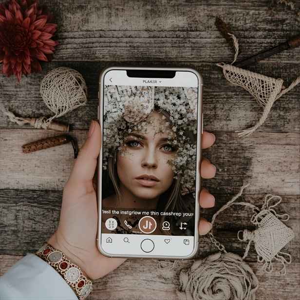 Instagram stories on phone