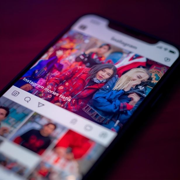 Instagram open on a device